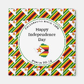 Unabhängigkeit Simbabwes Magnet (Vorne)