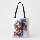 UNABHÄNGIGKEIT TAG DACKEL TOTE BAG TASCHE (Vorderseite)