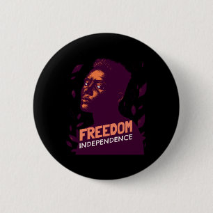 Unabhängigkeit und Freiheit Button