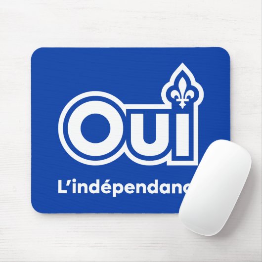 Unabhängigkeit von Québec JA Mousepad (Mit Mouse)
