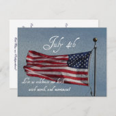 Unabhängigkeits-TagBBQ/with YE olde Spaß! Einladung (Vorne/Hinten)