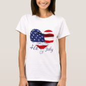 Unabhängigkeits-TagesKrawatte T-Shirt (Vorderseite)