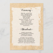 Unabhängigkeitserklärung 📜 1776 programm (Rückseite)