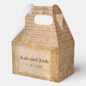 Unabhängigkeitserklärung 📜 1776 Vintag Geschenkschachtel (Rückseite)