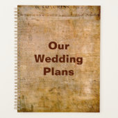 Unabhängigkeitserklärung 📜 1776 Vintage USA Planer (Vorderseite)