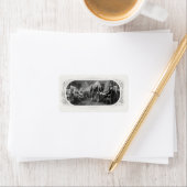 Unabhängigkeitserklärung: 2 Dollar, Etching Adressaufkleber (Insitu)