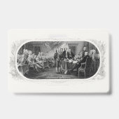 Unabhängigkeitserklärung: 2 Dollar, Etching Ausweis (Rückseite)