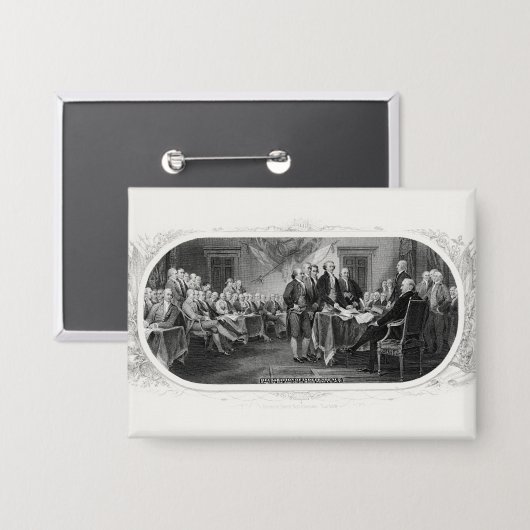 Unabhängigkeitserklärung: 2 Dollar, Etching Button (Vorderseite/Rückseite)