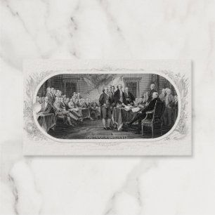 Unabhängigkeitserklärung: 2 Dollar, Etching Geschenkanhänger