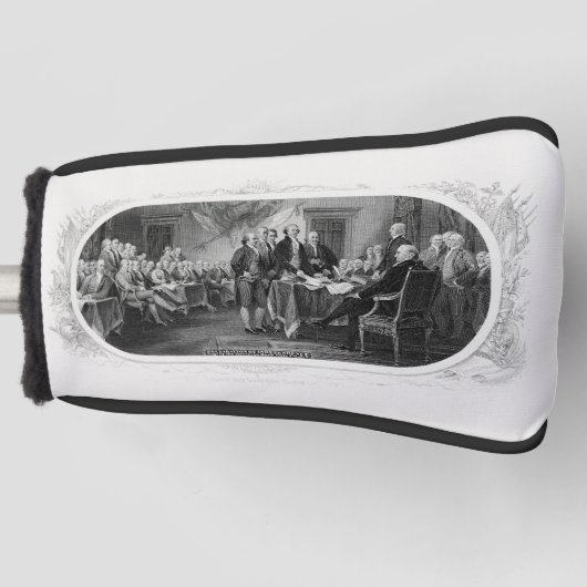 Unabhängigkeitserklärung: 2 Dollar, Etching Golf Headcover (Vorderseite)