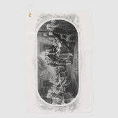 Unabhängigkeitserklärung: 2 Dollar, Etching Golfhandtuch (Vorderseite)