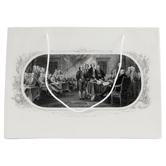 Unabhängigkeitserklärung: 2 Dollar, Etching Große Geschenktüte (Vorderseite)