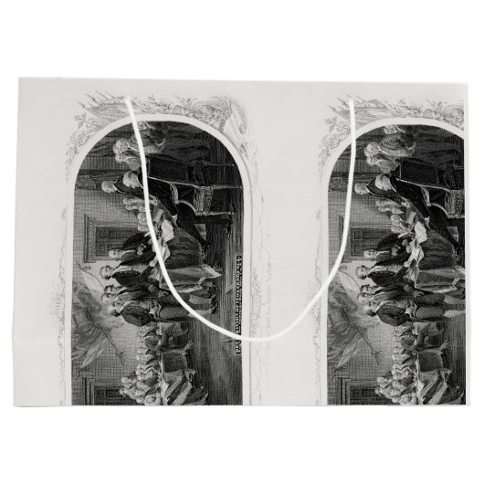 Unabhängigkeitserklärung: 2 Dollar, Etching Große Geschenktüte (Rückseite)