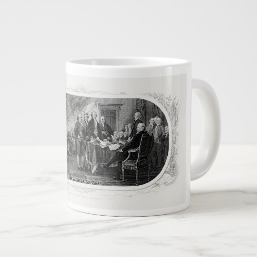 Unabhängigkeitserklärung: 2 Dollar, Etching Jumbo-Tasse (Vorderseite Rechts)