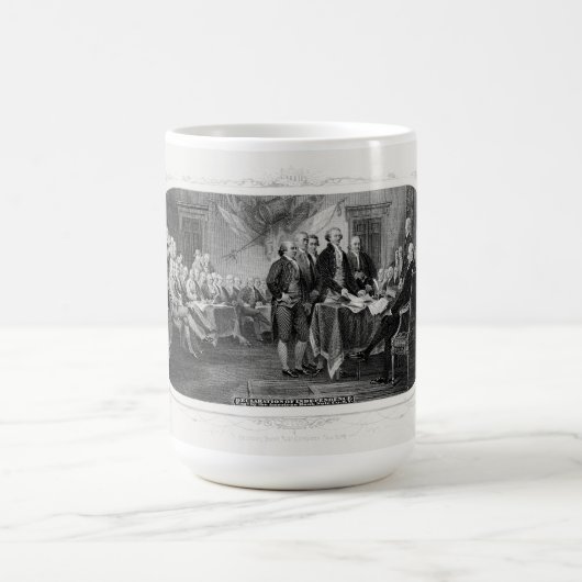 Unabhängigkeitserklärung: 2 Dollar, Etching Kaffeetasse (Mittel)