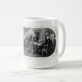 Unabhängigkeitserklärung: 2 Dollar, Etching Kaffeetasse (VorderseiteRechts)