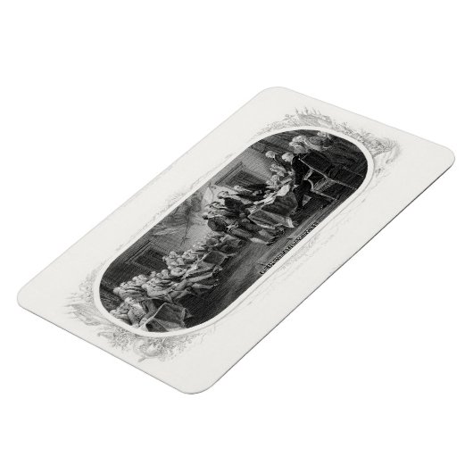 Unabhängigkeitserklärung: 2 Dollar, Etching Magnet (Linke Seite)