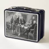 Unabhängigkeitserklärung: 2 Dollar, Etching Metall Brotdose (Rückseite)