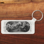 Unabhängigkeitserklärung: 2 Dollar, Etching Schlüsselanhänger (Vorderseite)