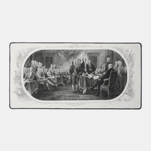 Unabhängigkeitserklärung: 2 Dollar, Etching Schreibtischunterlage (Vorderseite)