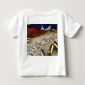 Unabhängigkeitserklärung Baby T-shirt (Rückseite)