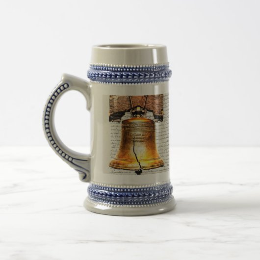 Unabhängigkeitserklärung Bierglas (Links)