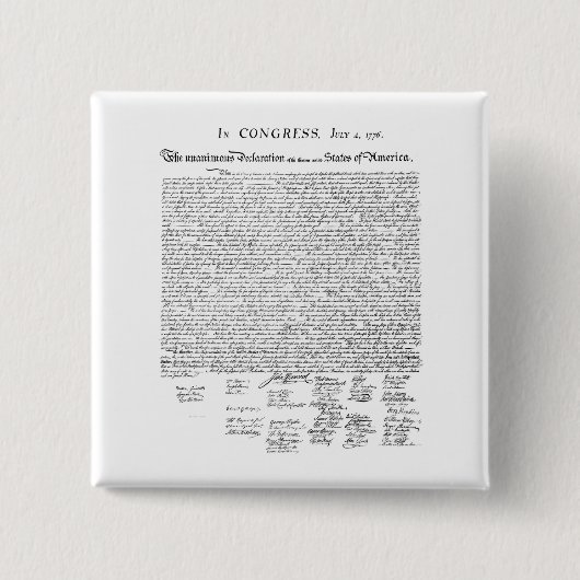 Unabhängigkeitserklärung Button (Vorderseite)