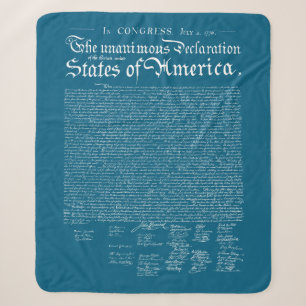 Unabhängigkeitserklärung der USA Sherpadecke