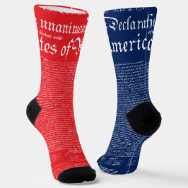Unabhängigkeitserklärung der USA Socken