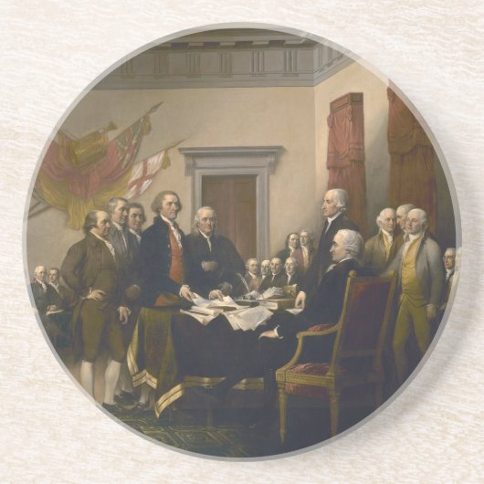 Unabhängigkeitserklärung durch John Trumbull Untersetzer (Vorne)