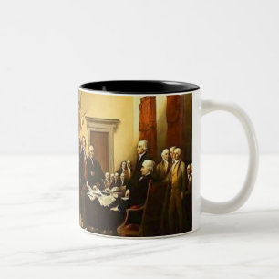 Unabhängigkeitserklärung durch Tasse Johns