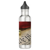 Unabhängigkeitserklärung Edelstahlflasche (Links)