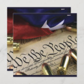 Unabhängigkeitserklärung Einladung (Vorne/Hinten)