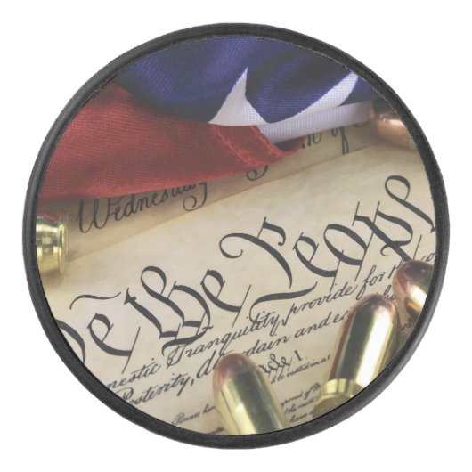 Unabhängigkeitserklärung Eishockey Puck (Vorderseite)