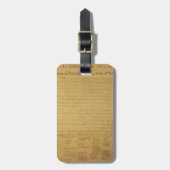 Unabhängigkeitserklärung Gepäckanhänger (Vorderseite vertikal)