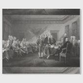 Unabhängigkeitserklärung Geschenkpapier (Flach)
