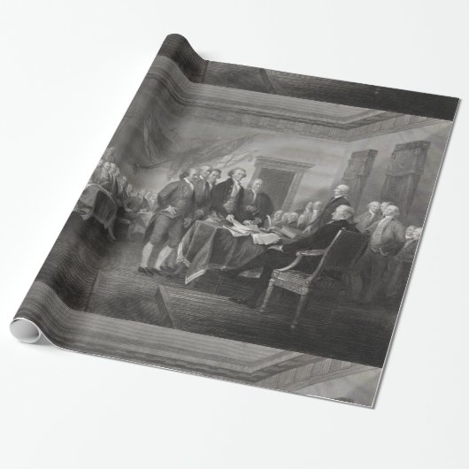 Unabhängigkeitserklärung Geschenkpapier (Ungerollt)