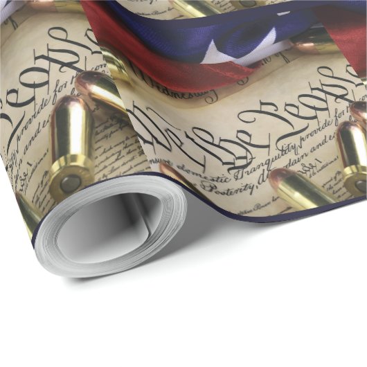 Unabhängigkeitserklärung Geschenkpapier (Rolleneckpunkt)