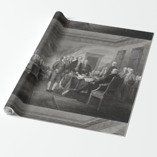 Unabhängigkeitserklärung Geschenkpapier (Ungerollt)