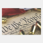 Unabhängigkeitserklärung Geschenkpapier Set (Vorderseite)