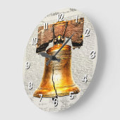 Unabhängigkeitserklärung große wanduhr (Winkel)