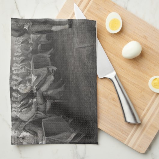 Unabhängigkeitserklärung Handtuch (Viertel Falte)