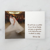 Unabhängigkeitserklärung 📜 historischen Parchmen Dankeskarte (Innenseite)