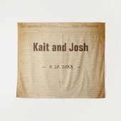 Unabhängigkeitserklärung 📜 historischen Parchmen Wandteppich (Vorderseite (Horizontal))