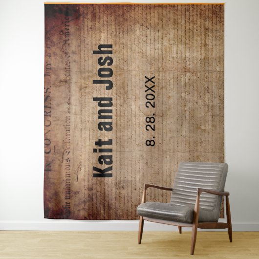 Unabhängigkeitserklärung 📜 Historisches Jahr 1776 Wandteppich (Beispiel)