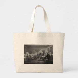 Unabhängigkeitserklärung Jumbo Stoffbeutel