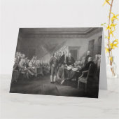 Unabhängigkeitserklärung Karte (Gelbe Blume)