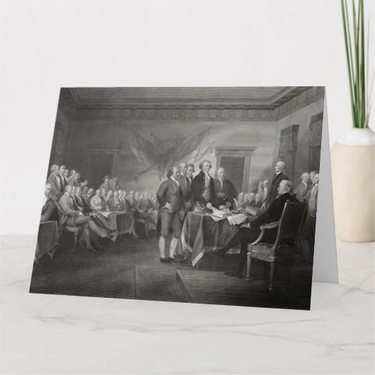 Unabhängigkeitserklärung Karte (Vorderseite)