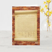 Unabhängigkeitserklärung Karte (Gelbe Blume)