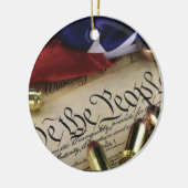 Unabhängigkeitserklärung Keramik Ornament (Links)